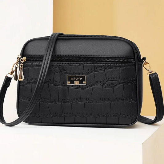 👜🔥Módní embosovaná dámská crossbody kabelka s krokodýlem  3840673