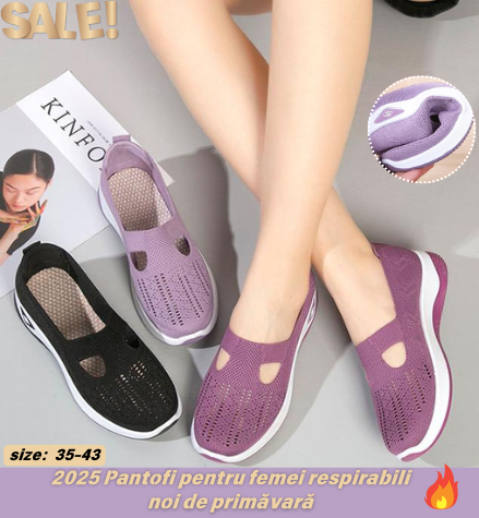 🔥Časově omezená nabídka🔥【35-43】👟2025 Pantofi pentru femei respirabili noi de primăvară-3915096