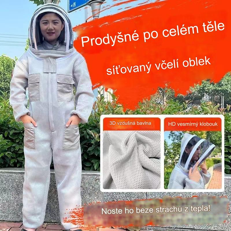 Jednodílný oblek proti malárii z 3D bavlněné síťoviny  3692443