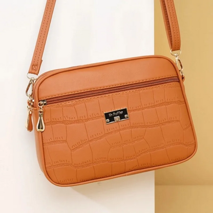 👜🔥Módní embosovaná dámská crossbody kabelka s krokodýlem  3840673