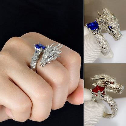 ✨💍 Luxusní 18karátový pozlacený prsten s drahokamem T. rex  3693098